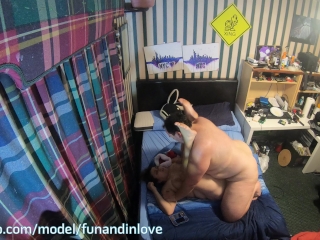 My hidden camera caught us fucking, then he chose to cum inside me! [4K]